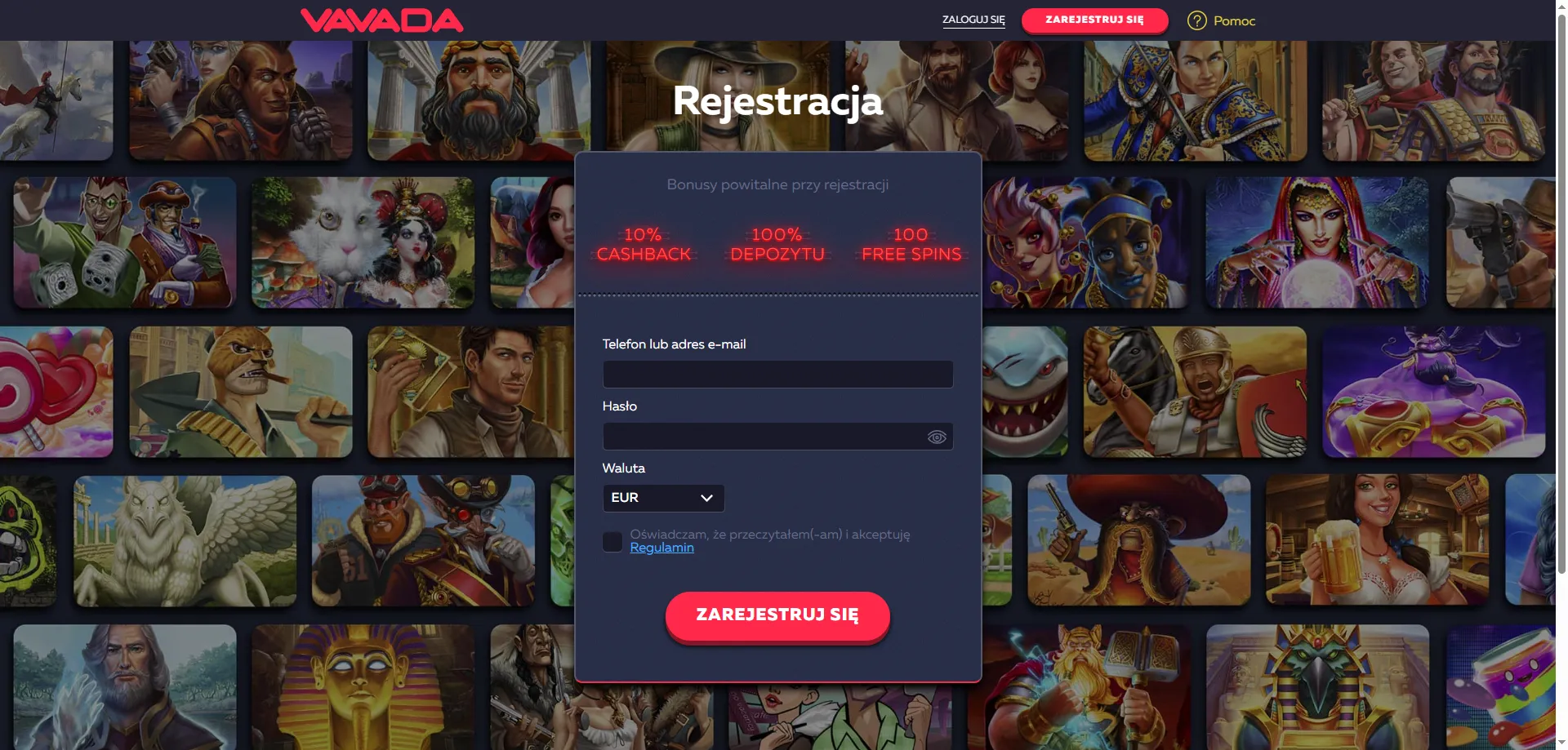 Rejestracja w Vavada Casino – szybki formularz rejestracyjny